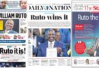 Kenyan Newspapers Review for August 16, 2022