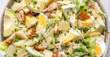 Low-fat chicken caesar salad recipe