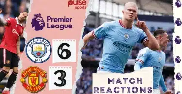 Erling Haaland shines as City thrash United 6-2 in Manchester United