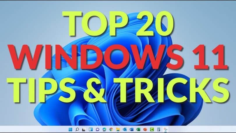 VIDEO Top 20 Windows 11 Features, Tips & Tricks.