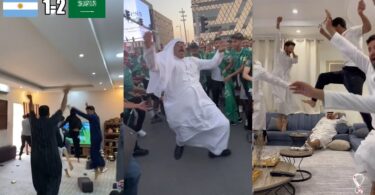 VIDEO Completely Crazy Saudi Arabia Fan Reactions To 2-1 Goal Against Argentina In The World Cup