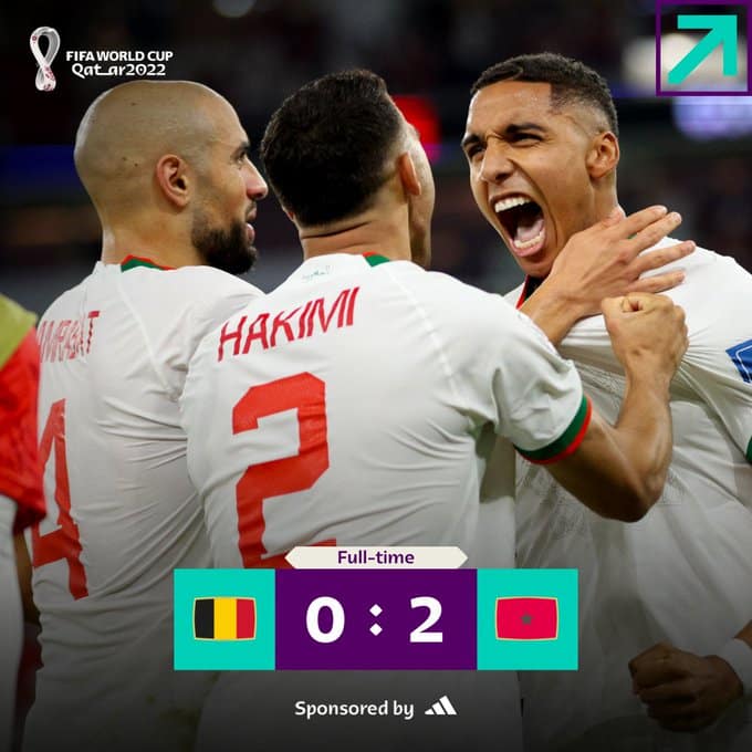 VIDEO: Belgium 0-2 Morocco World Cup 2022