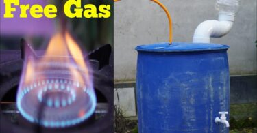 VIDEO Amazing Home Made Idea To Use Free Gas From Garbage.