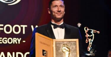 Robert Lewandowski wins 2022 Golden Foot award