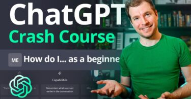 VIDEO ChatGPT Tutorial - A Crash Course on Chat GPT for Beginners