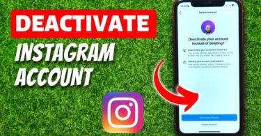 VIDEO Temporarily deactivate your Instagram account