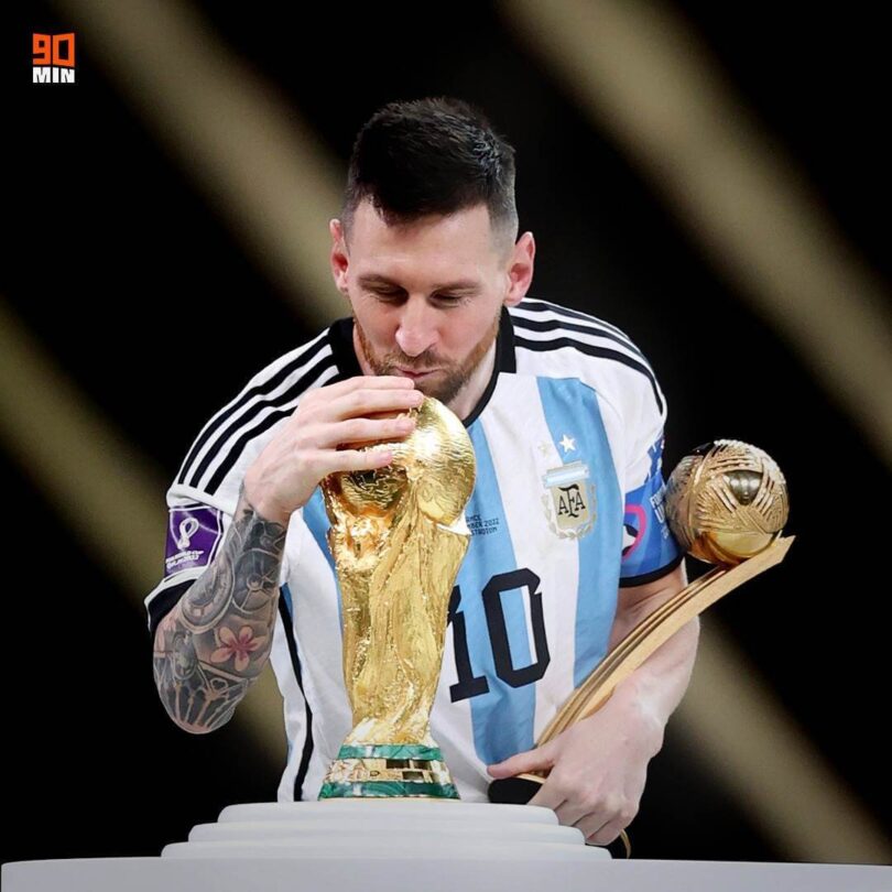 Lionel Messi adds World Cup record following tournament's best player