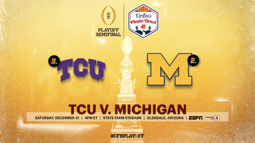 Michigan vs TCU live stream: where to watch the 2022 Fiesta Bowl