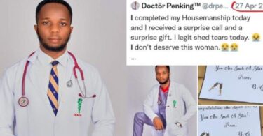 Doctor catches girlfriend in bed with his friend months after saying he doesn't deserve her love