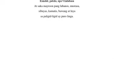 Asin - Bahay Kubo Lyrics