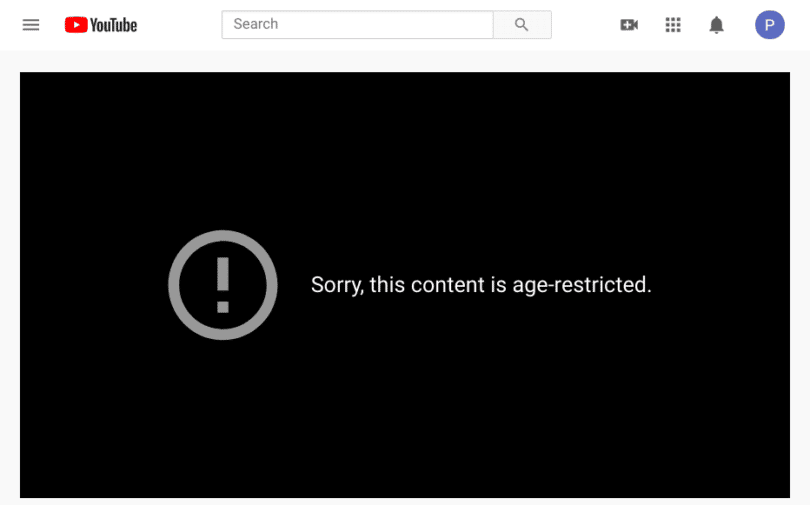 How to watch age restricted YouTube videos