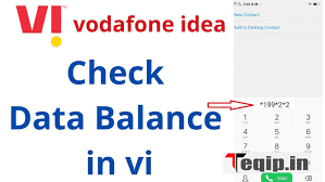 VI Balance check check VI Data SMS balance and validity