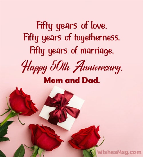 50 Whatsapp Wedding Anniversary Wishes