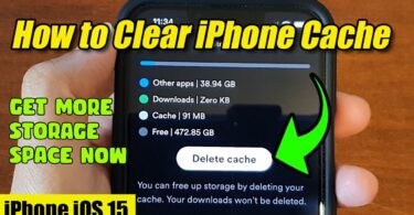 How to Clear Cache On iPhone