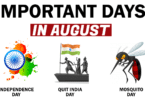 August 2023: List of Important National and International Days