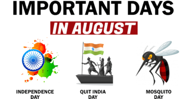 August 2023: List of Important National and International Days