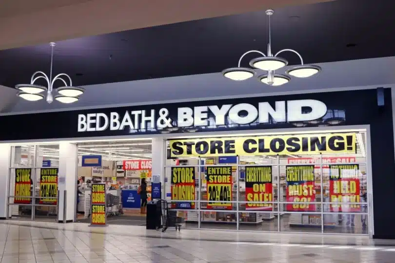 Bed Bath and Beyond Closing