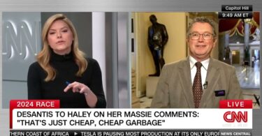 VIDEO: Moment Angry CNN Host Kate Bolduan Clashes with Lawmaker Rep. Thomas Massie on Live TV