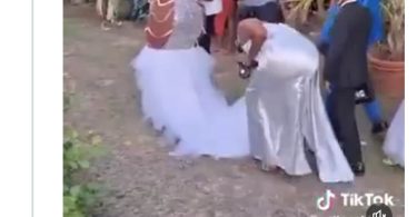 Bride Goes Viral Because of Her Wedding Dress (Video)