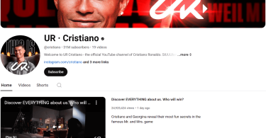 Cristiano Ronaldo Shatters YouTube Record with 10 Million Subscribers in Just 12 Hours